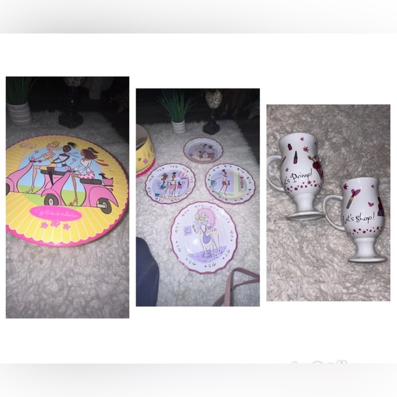 Mary Kay’s Girlfriend Collection Plates and cups - Picture 1 of 10